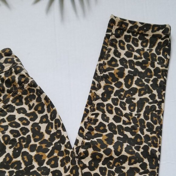 Free People Leopard Print Belle Pants Size 25 - Picture 12 of 13